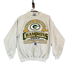 Vintage Pro Player 1997 NFC Champions Men’s Heavy Weight Sweatshirt Gray Medium